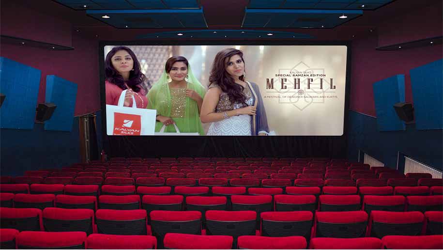 Imprint your brand on audience through our cinema advertising agency