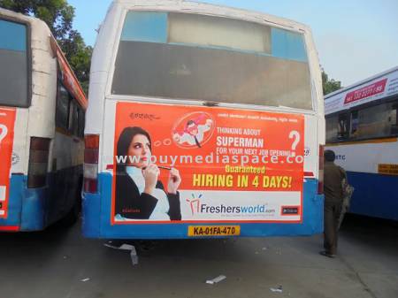 Bus OOH advertising in ,Bengaluru, Karnataka, India