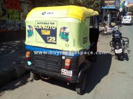 Auto Rickshaw OOH advertising in ,Bengaluru, Karnataka, India